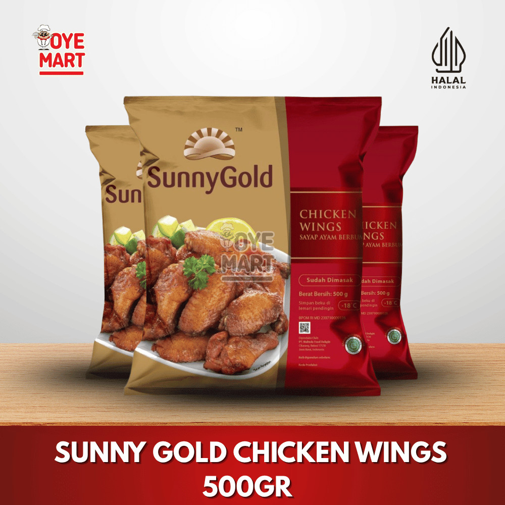 

SUNNY GOLD CHICKEN WINGS 500GR
