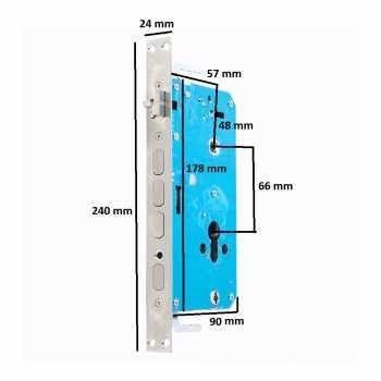 

Smart Door Lock Kunci Pintu Rumah Digital Fingerprint Bluetooth - Hitam Xr25Sale