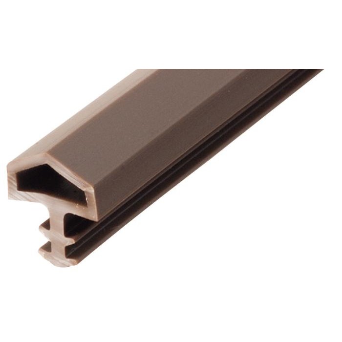 

Int.door seal PVC darkbrown 10mm 950.10.262 Hafele