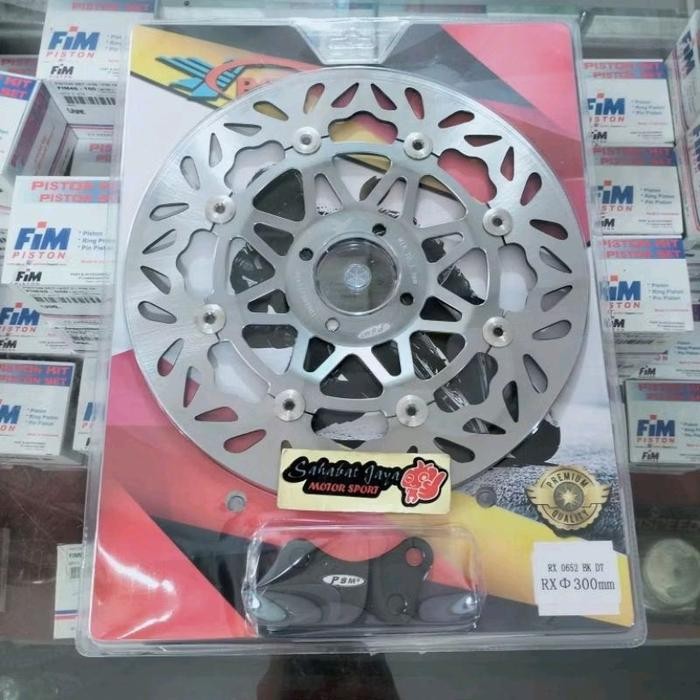 Disc Cakram Piringan Depan Floating CNC PSM RX KING 300MM - Grey, RX KING 300MM