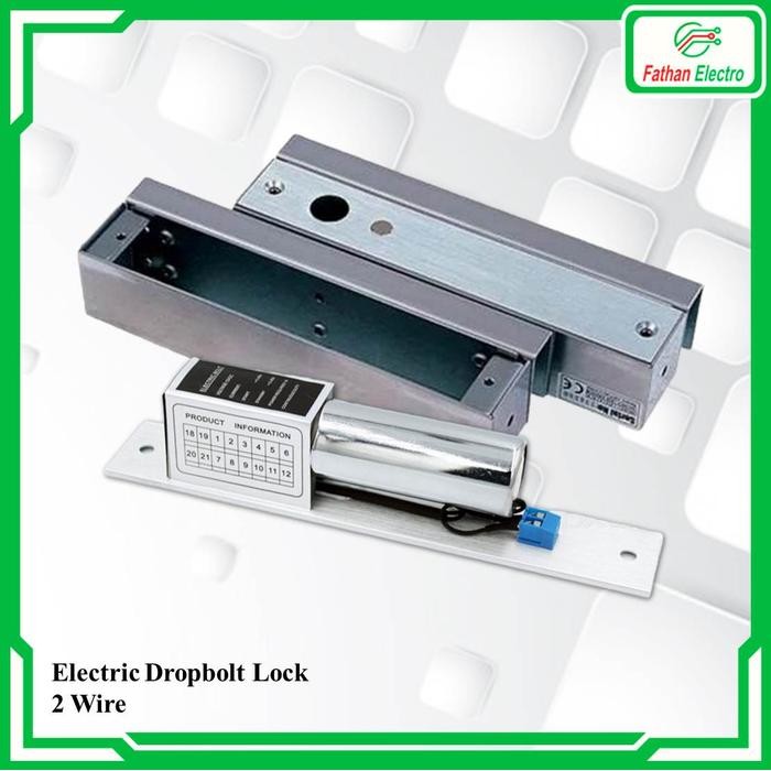 

Dropbolt Lock Access Control - Electric Lock Drop Bolt + Bracket