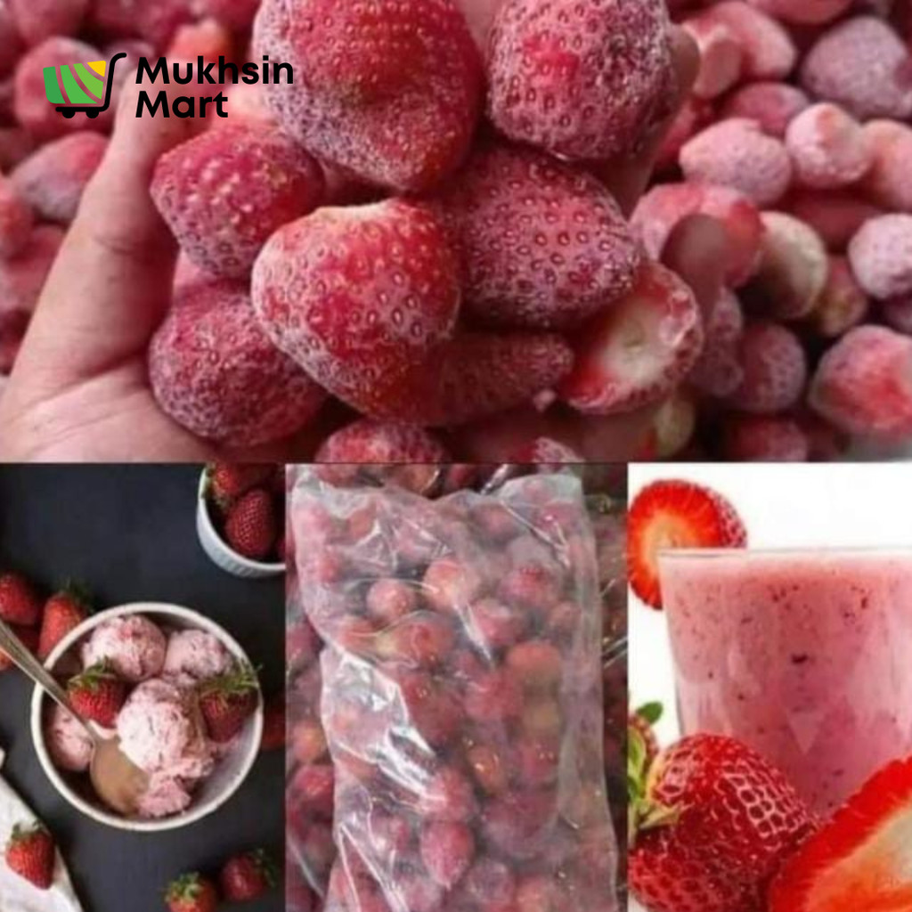 

Buah Strawberry Frozen Ukuran 1 Kg