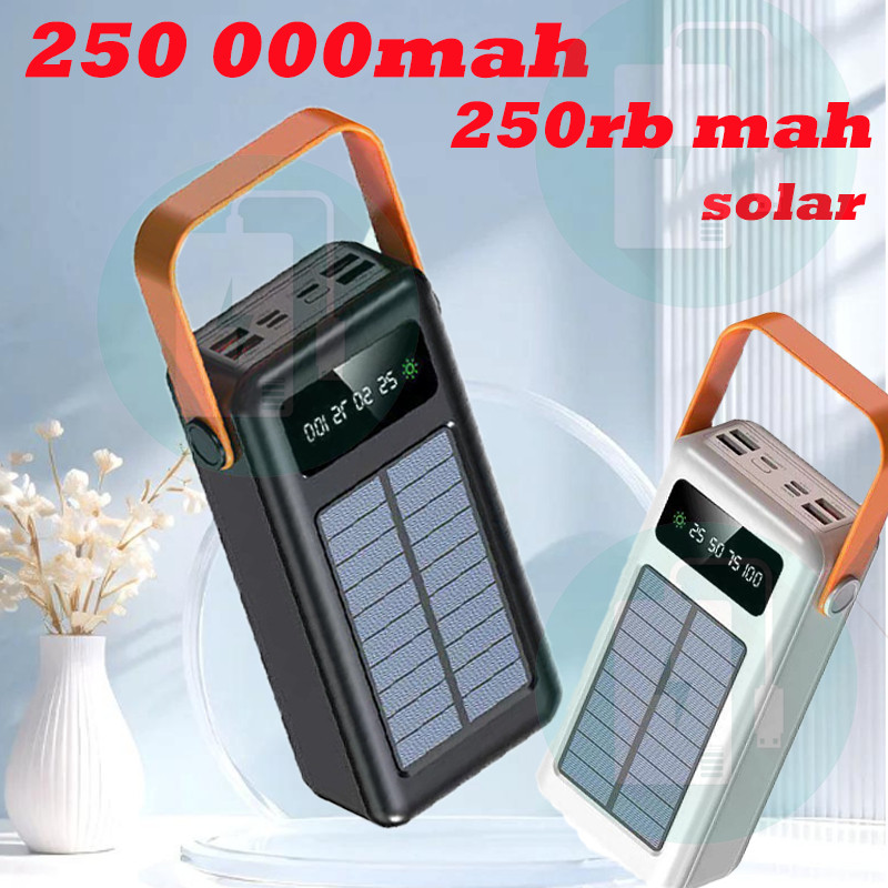Power bank rabaa power bank 500000mah powerbank solar cell 250000mah powerbank solar original