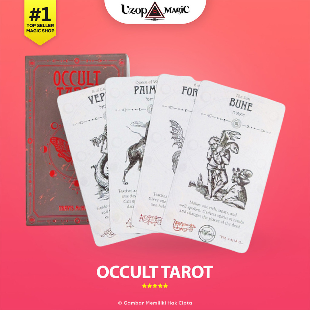 Kartu Tarot Occult Tarot Reading - Uzop Magic Shop