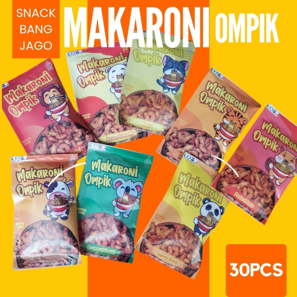 

MAKARONI OMPIK ISI 30PCS 1 BALL
