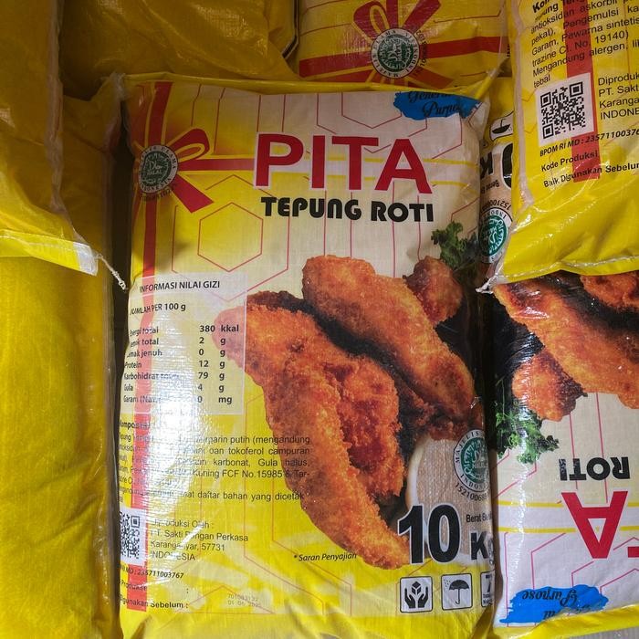 

Tepung roti kasar tepung panir merek pita isi 10 kg