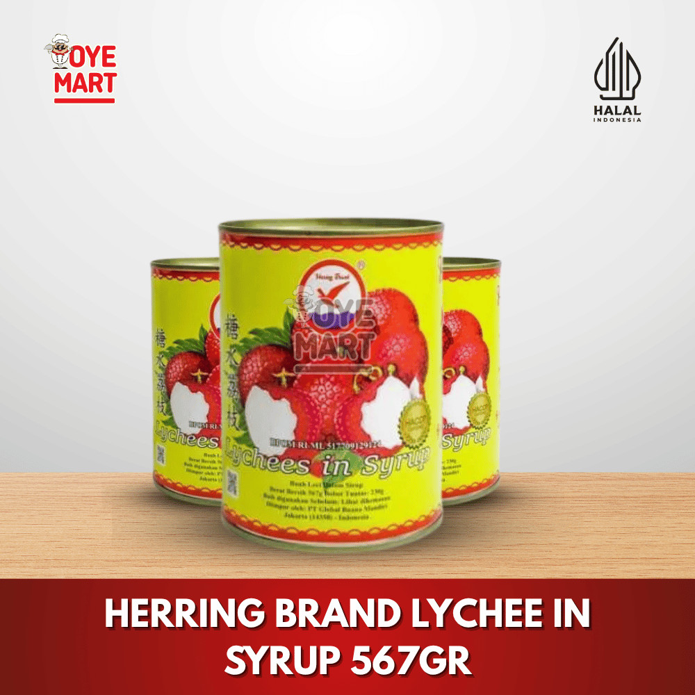 

HERRING BRAND LYCHEE IN SYRUP 567GR