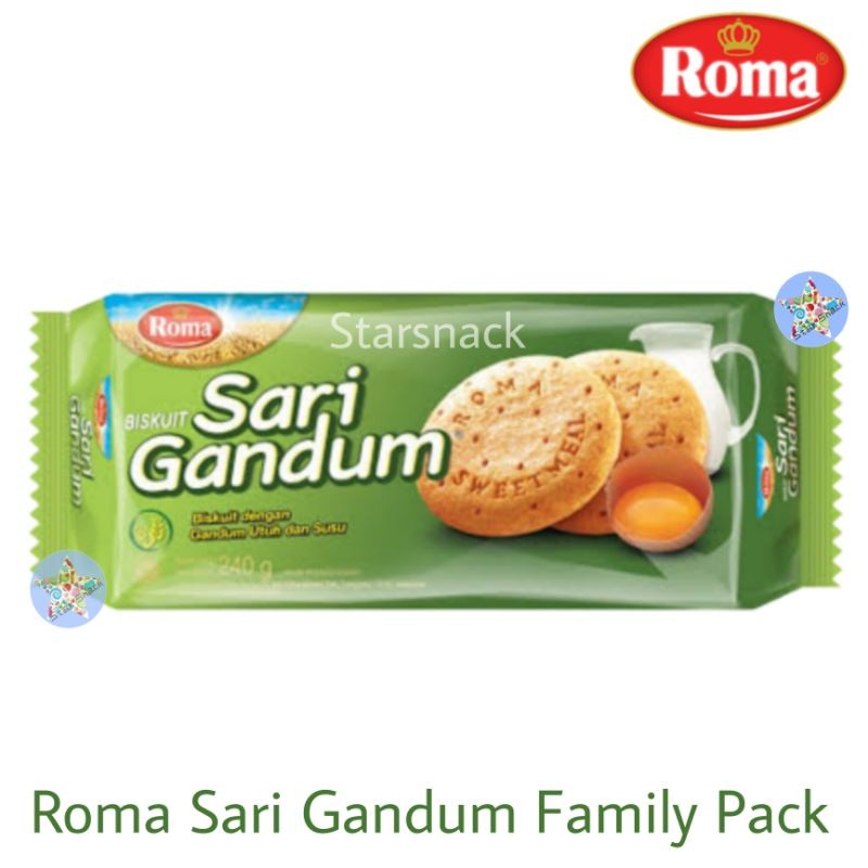 

Roma Sari Gandum Family 240 Gr