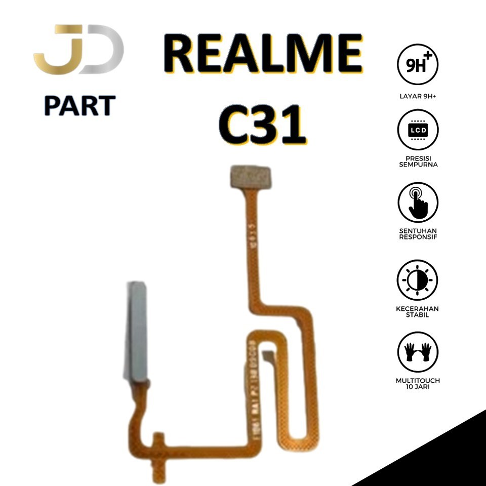 FLEXIBEL OPPO REALME C31 + FINGER PRINT ORI