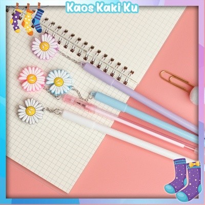

Pulpen Gel Gantungan Karakter Bunga Daisy Pena Pelajar Lucu Souvenir