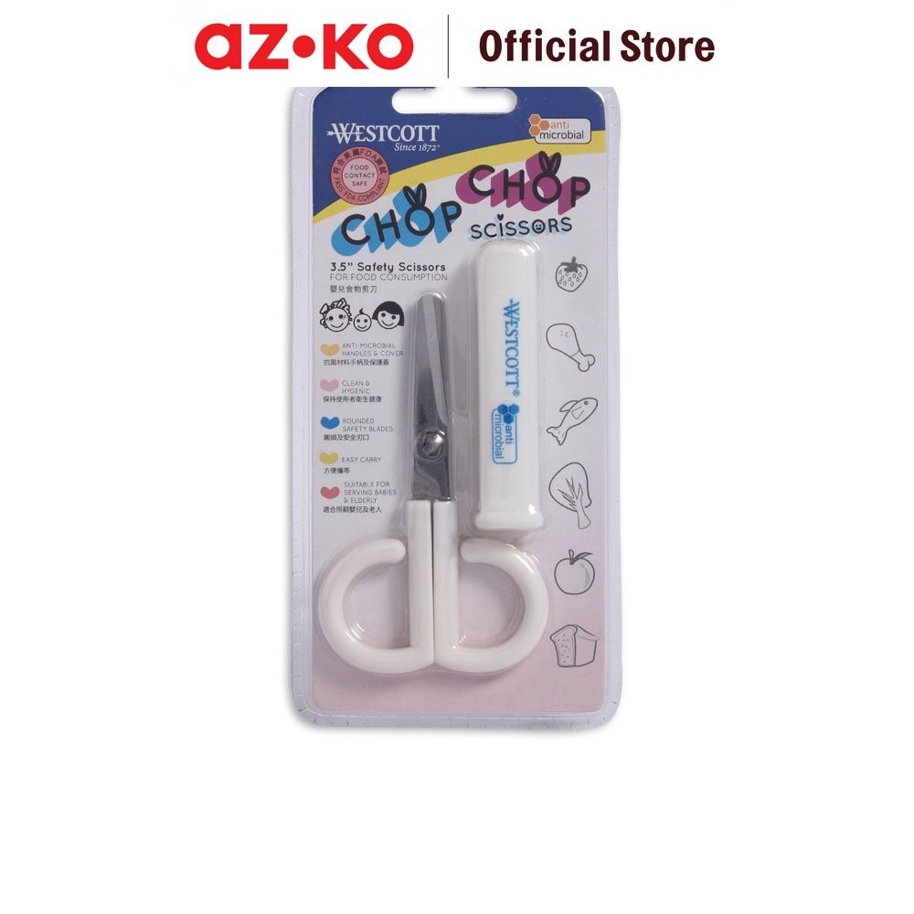 

AZKO Westcott Chop Chop Gunting Serbaguna Dengan Penutup - Putih Multifunctional Scissors Alat Pemotong Serbaguna Peralatan Atk Alat Potong Kertas Perlengkapan Alat Tulis