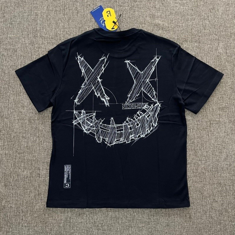 Kaos Oversize Ricky Is Clown Sketch Tee Black Original / RickyisClown