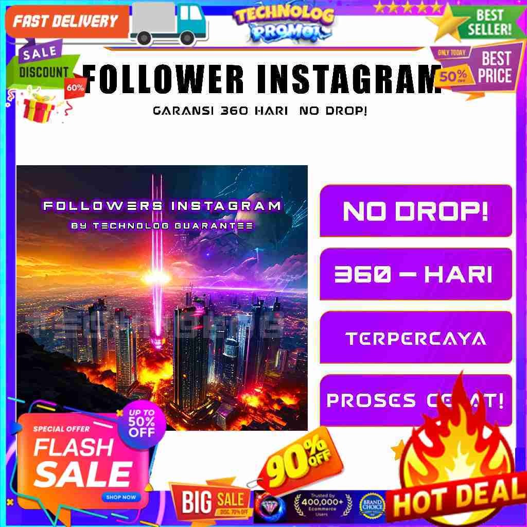Beli Follower IG Real Aktiv No Drop Garansi 1 Tahun - 10.000 Followers Proses Cepat - Followers FB I