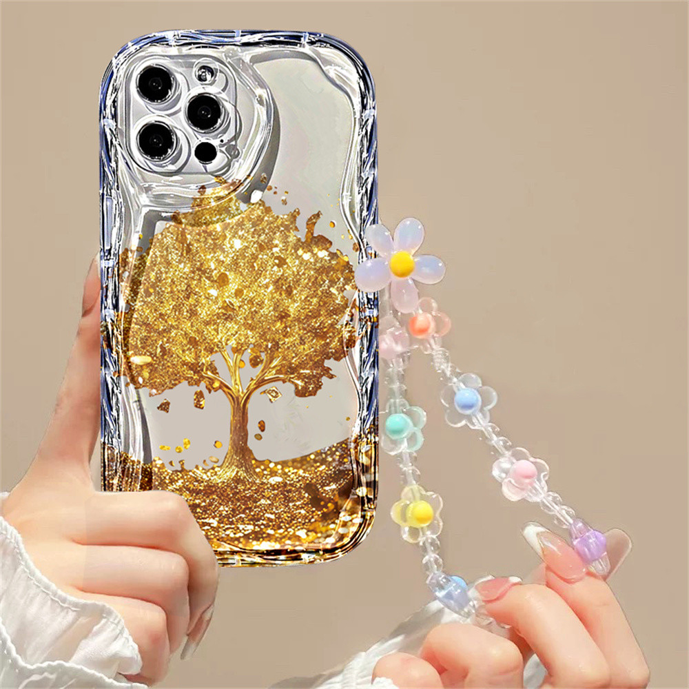 Case For Xiaomi Poco X6 5G X5 POCO M6 PRO C65 C55 C40 M3 Pro X3 GT X3 NFC M3 Lanyard pecuniary tree 