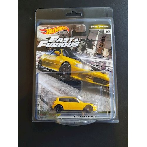 Hot Wheels Hotwheels Honda Civic EG Estillo Fast and Furious Car hw72
