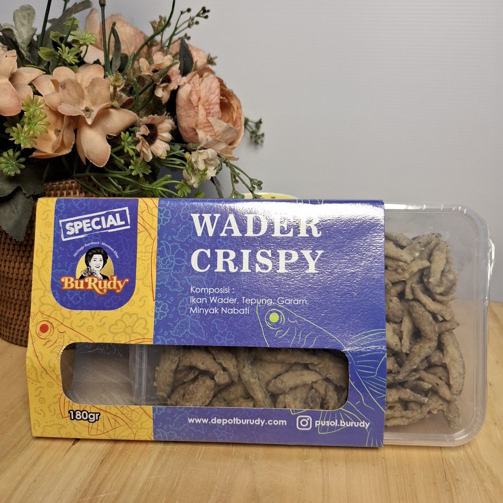 

Wader Crispy Bu Rudy Asli Jawa Timur Dengan Kemasan Kotak