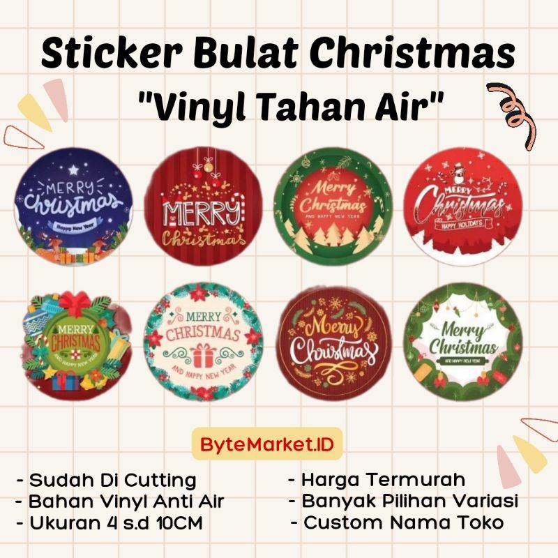 

Stiker Label Natal Christmas 2024 Ekonomis | Stiker Kemasan | Stiker Hampers | Stiker Kado