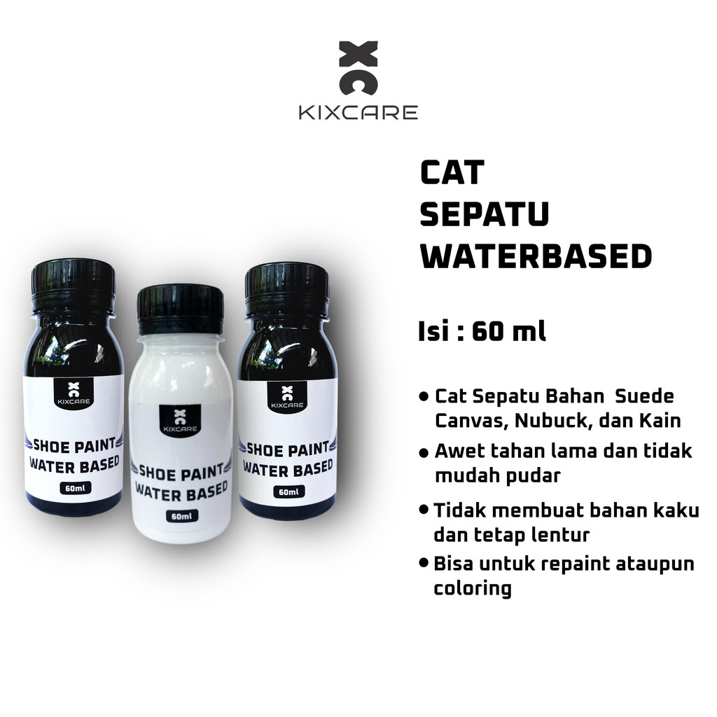 Kixcare Shoes - Cat Sepatu Kanvas Permanen Waterbased