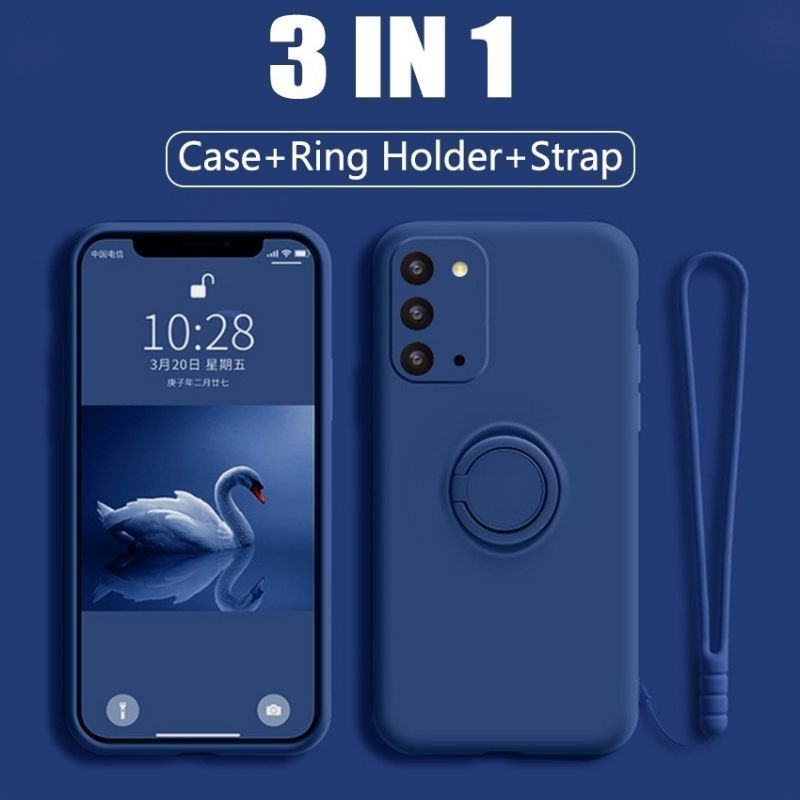 CASE OPPO RENO 5 / RENO 6 5G SOFT CASE RING MAGNET HOLDER STAND SILIKON MICROFIBER LEMBUT ULTRA SLIM