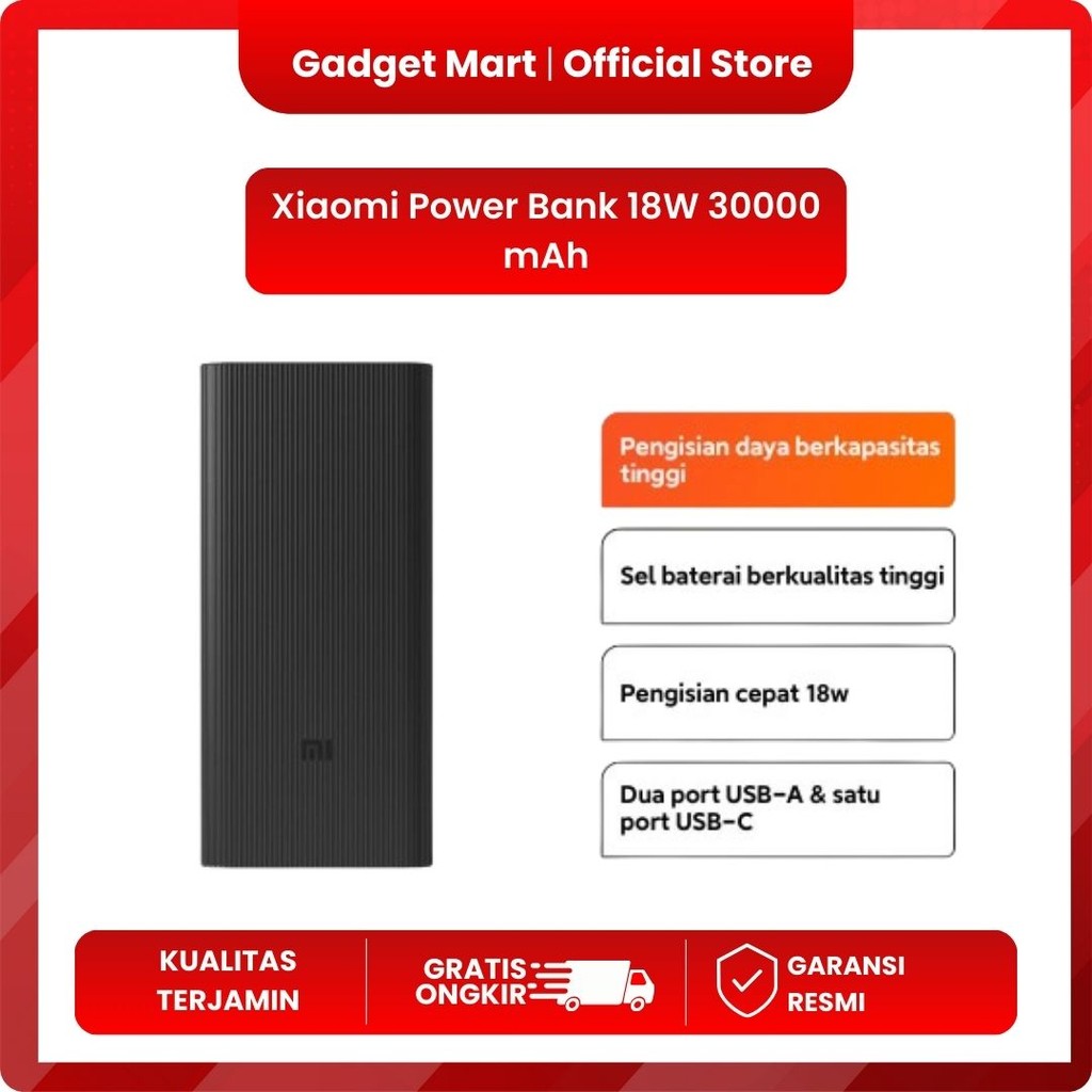 Xiaomi 18W Power Bank 30000mAh