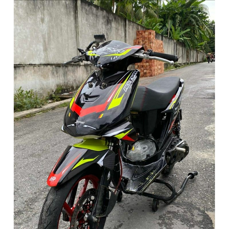 Decal Striping Full Body Honda Beat Karbu OLD Carbu Road Race Racing Riquest