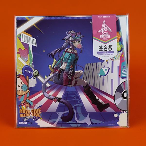 Jessica NOVA FIVE  ULTRA LIVE Series Shikishi - Arknights 15x15cm