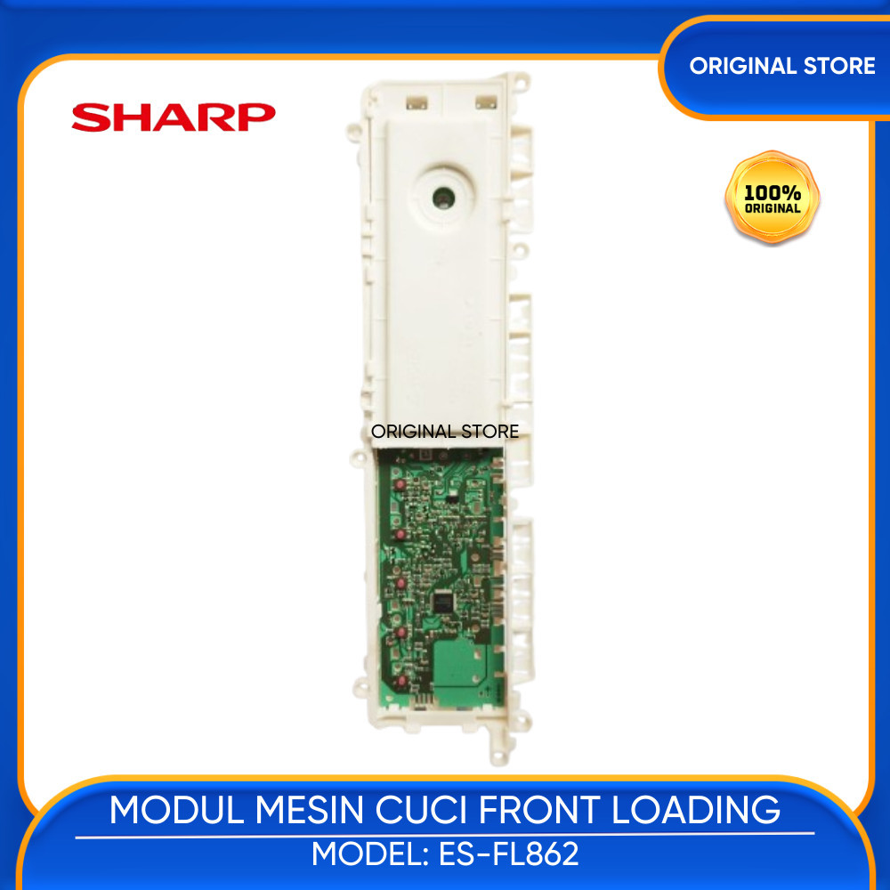 PCB DIGITAL MESIN CUCI FRONT LOAD SHARP ES-FL862 / ESFL862 / FL862