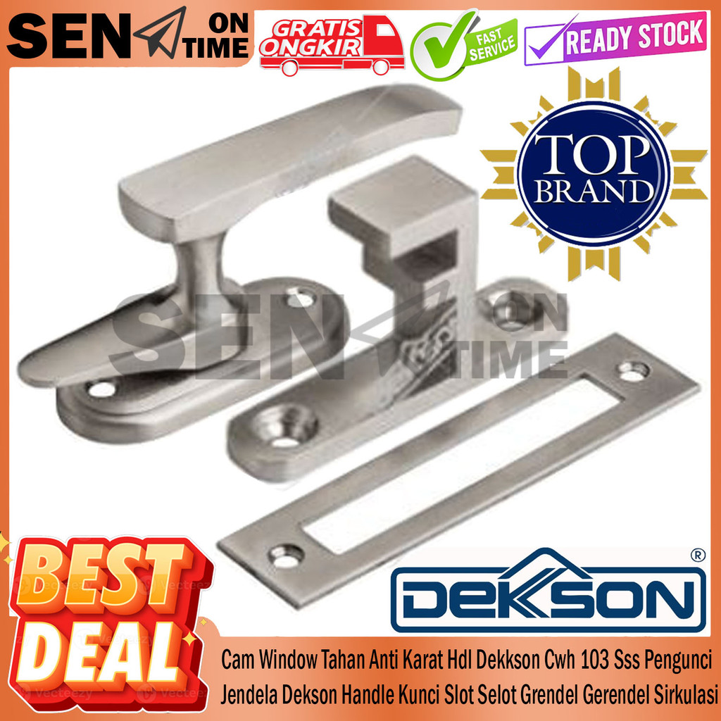 Rambuncis Cam Window Hdl Dekkson Cwh 103 Sss Pengunci Jendela Dekson Handle Kunci Slot Selot Grendel