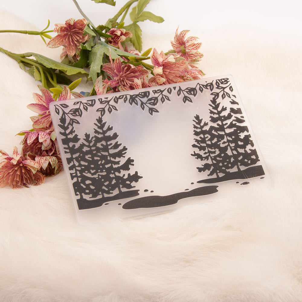 

KSCRAFT Tree Plastic Embossing Folders for DIY Scrapbooking Paper Craft/Card Making Decoration Supplies