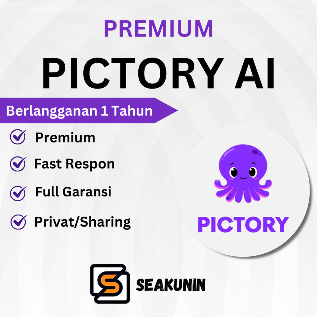 Akun Pictory Ai Premium 1 Tahun - Ai Text To Video Text To Speech