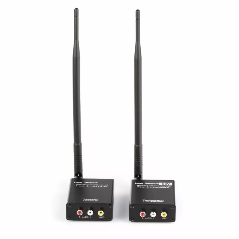 AV Sender 2.4GHz 5W Wireless AV Pengirim TV Audio Video Pemancar untuk CCTV Kamera Video STL