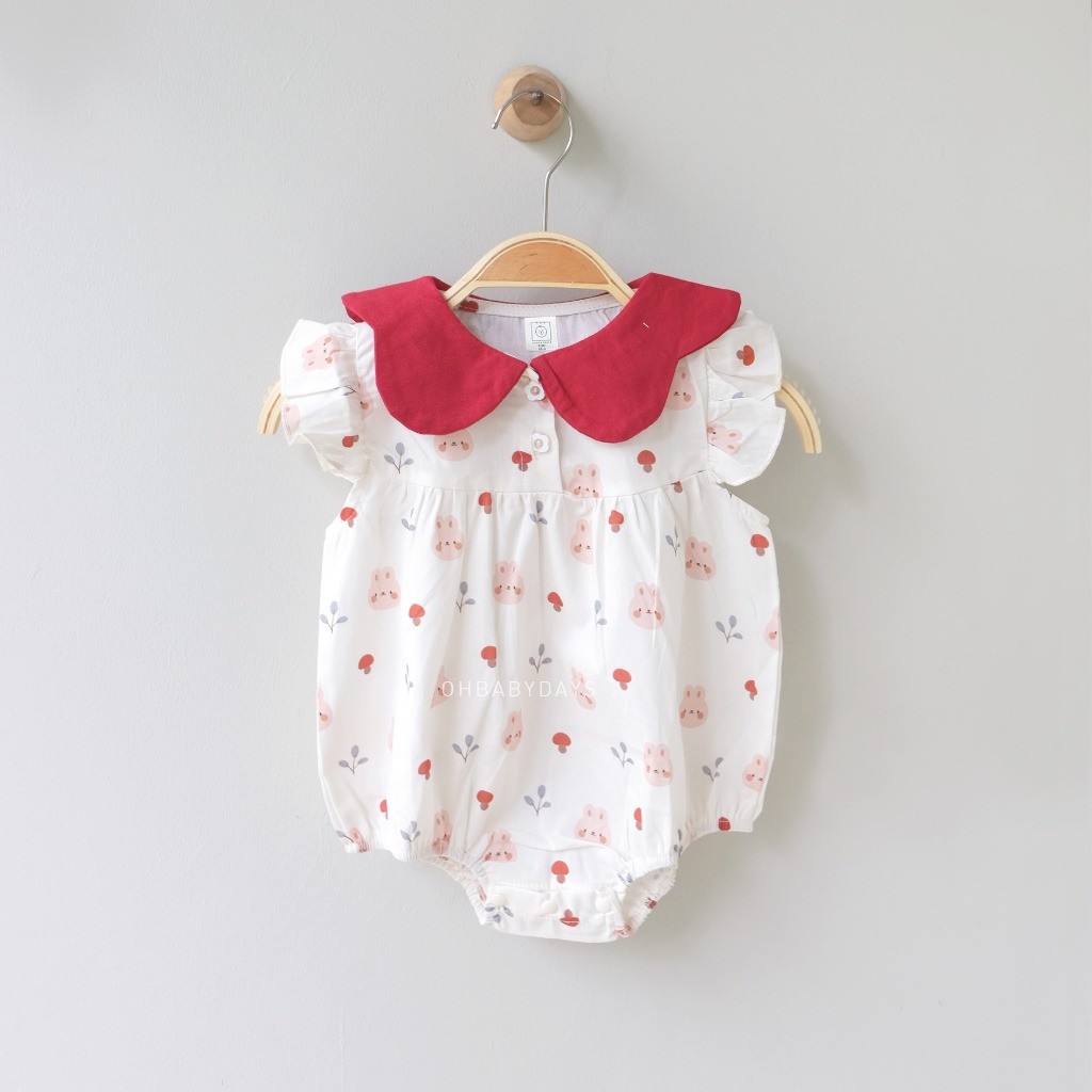 OHBABYDAYS | Jumper Romper Bayi | Rabbit Pattern Romper