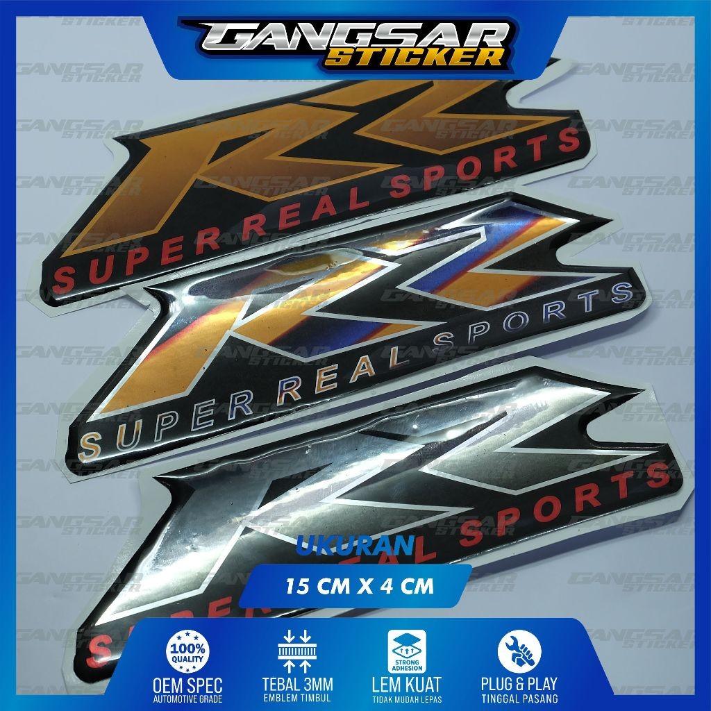 emblem timbul RR kawasaki ninja / emblem rr kawasaki ninja 150