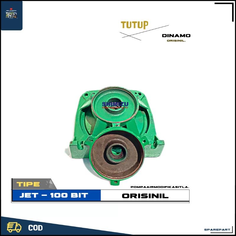 SPAREPART BRACKET RUMAH BEARING POMPA AIR SHIMIZU JET 100 BIT ORISINIL