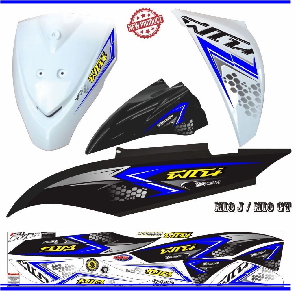 STIKER MOTOR MIO J / MIO GT STRIPING TERKEREN VARIASI