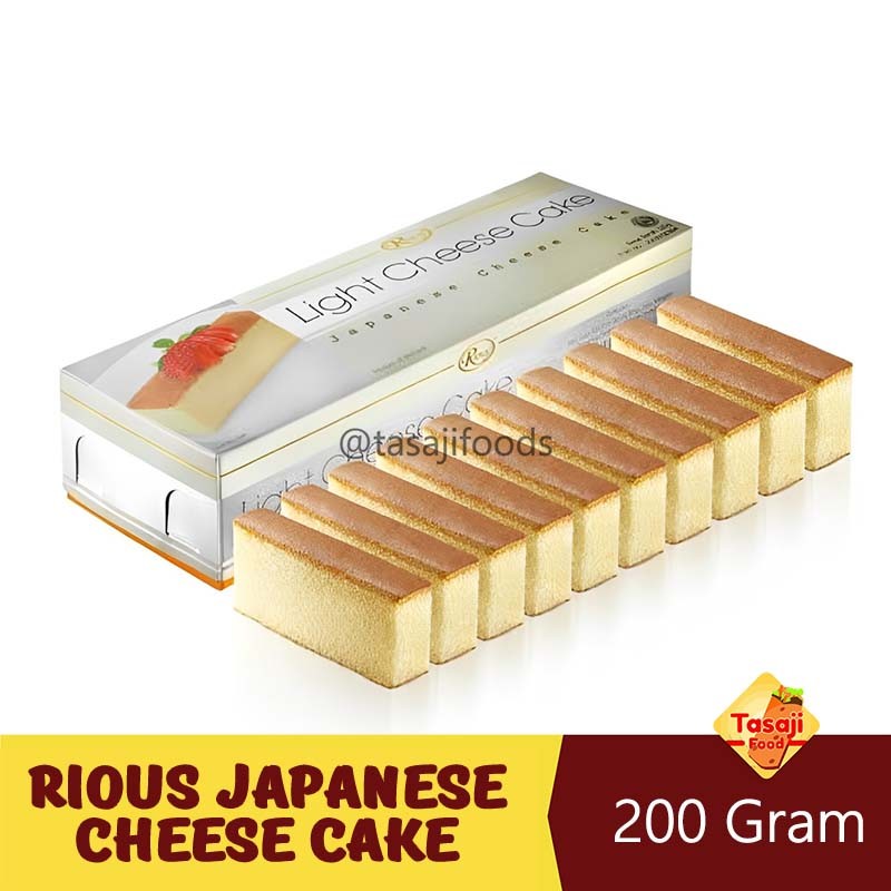 

Rious Japanese Cheese Cake 200 Gram Keik Keju