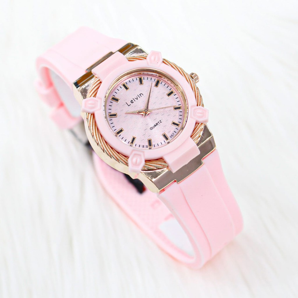 JUAL Jam Tangan Wanita Leivin Fashion Watch Original Tipe Lv-6793SSI - Bezel Putar- Include Bonus Bo