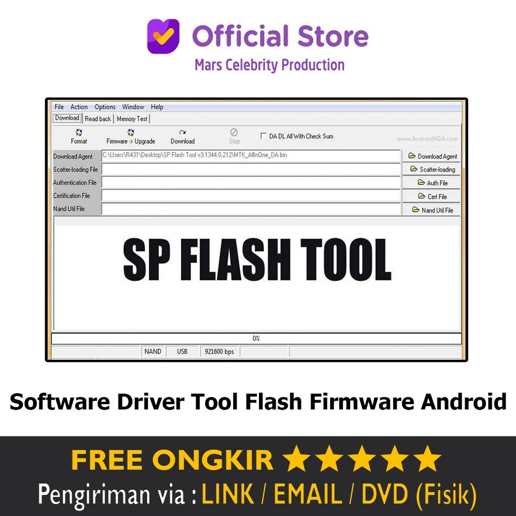 Software Aplikasi Driver Tool Flash Firmware HP Android