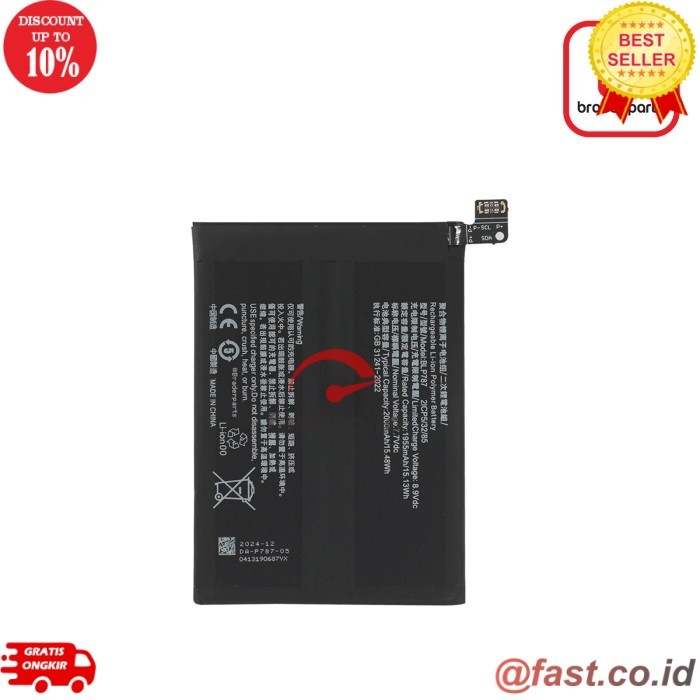 Baterai Oppo Reno 4 Pro BLP787
