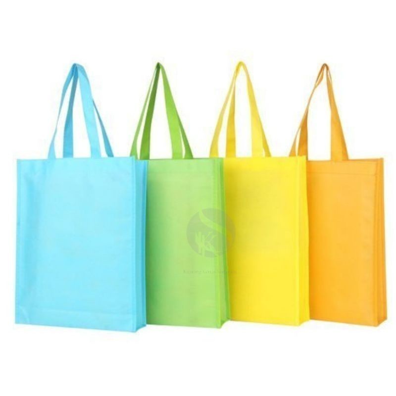 

Shopping Bag Polos / Tas Belanja / Tas Spunbond / goodie bag murah 25x10x35 20x8x26 press / spunbun / tas kain / bento