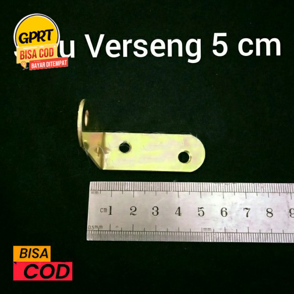 GPRT Siku Verseng 5 cm Tebal 1.5mm + Sekrup Plat Siku L Besi Siku Rak Verseng