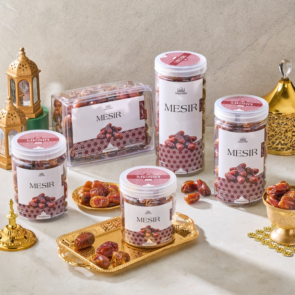 

Cahaya Mekah Kurma Mesir Toples Premium Original High Quality Lembut Premium akrilik