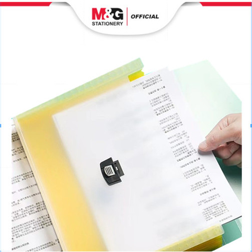 

M&G Map Plastik Kancing / Tas Map Plastik A4 Anti Air / A4 expanding File Folder 12 pockets