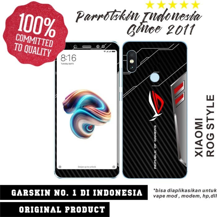 

Garskin Skin Xiaomi redmi note mi 1 2 3 4 5 6 7 pro ROG design
