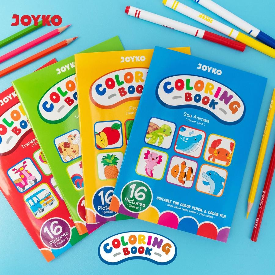 

Buku Mewarnai / Coloring Book JOYKO CLBK-3501 / BUKU BERGAMBAR ANAK