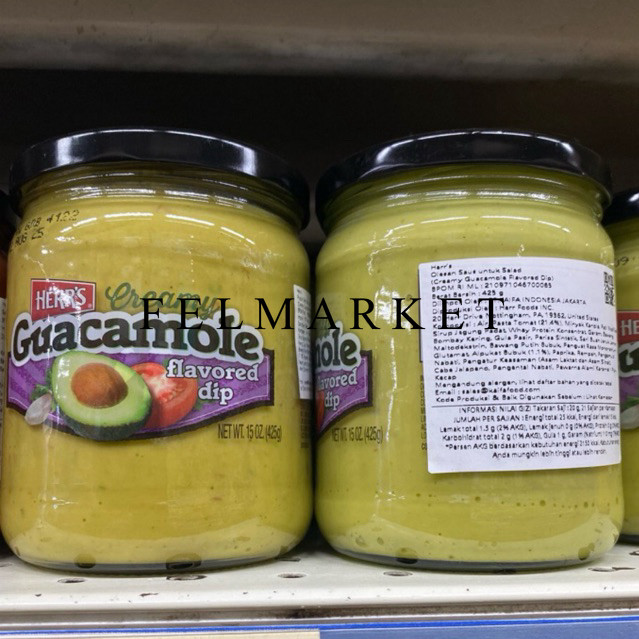 

Herrs Creamy Guacamole Flavored Dip / Olesa Saus Untuk Salad / 425 gr