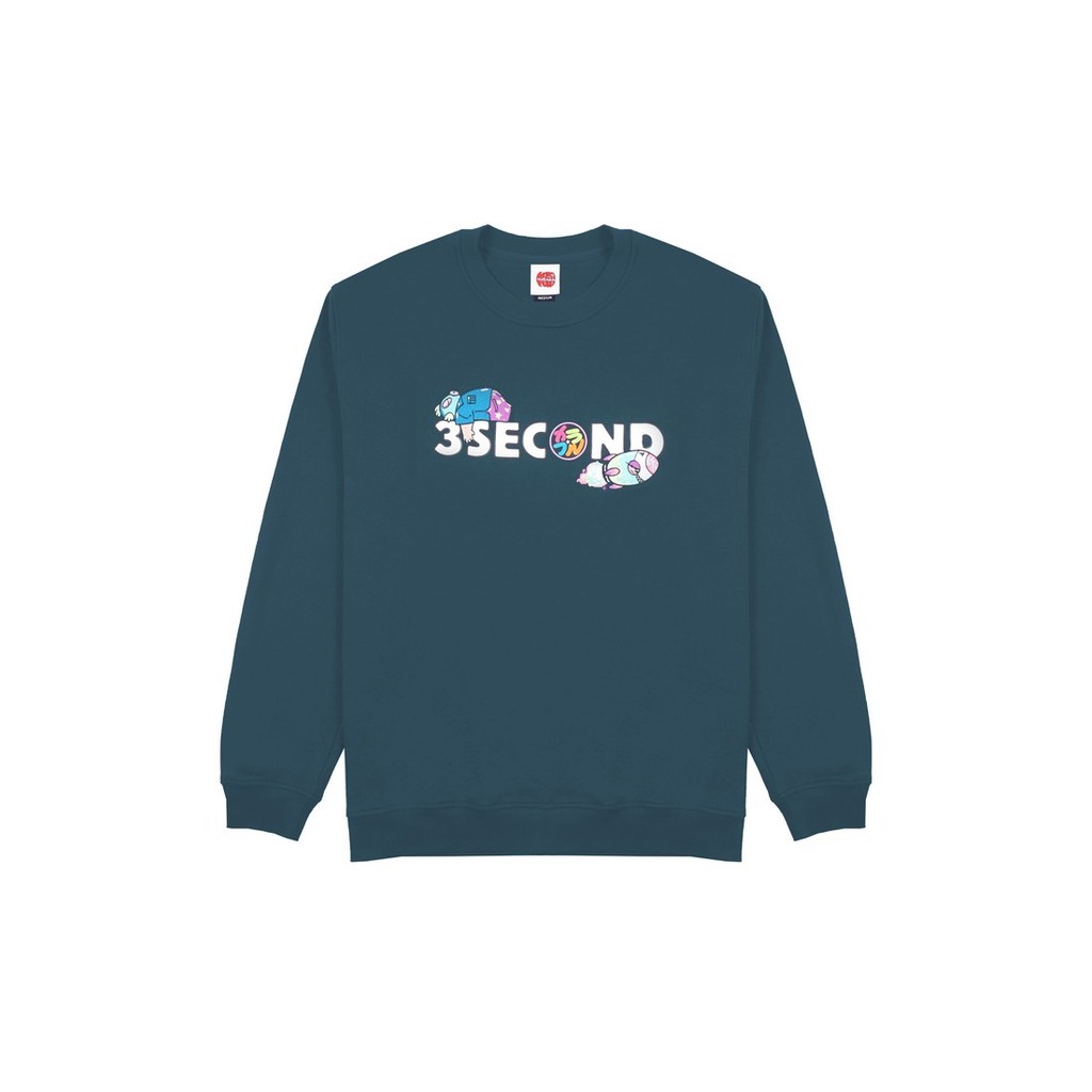 3Second x Karafuru Crewneck Sweatshirt Typo 161123