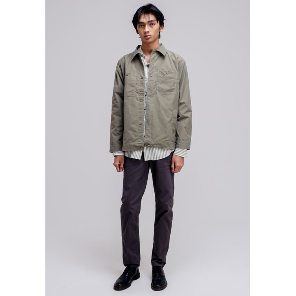 Famo Jacket With Collar Button 070323