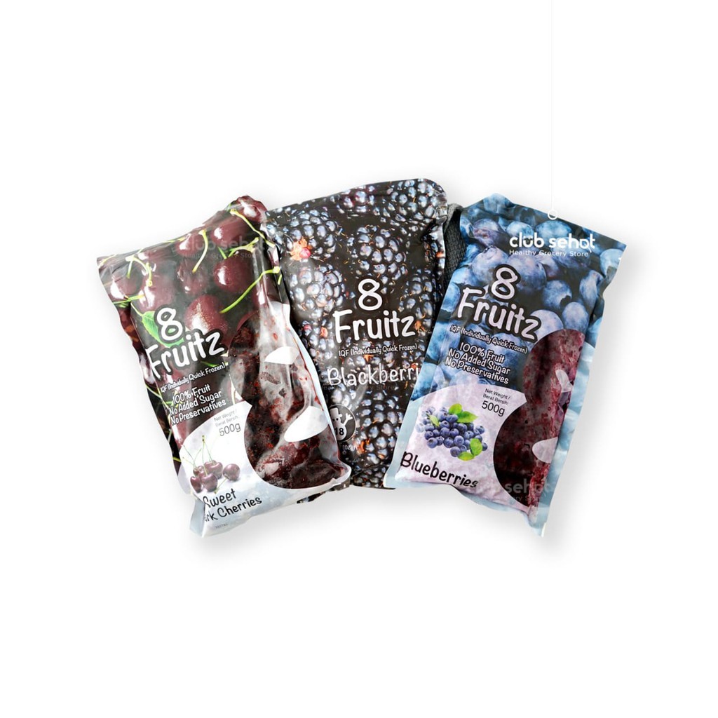 

8 Fruitz Blueberries 500Gr Buah Beku Buah Frozen