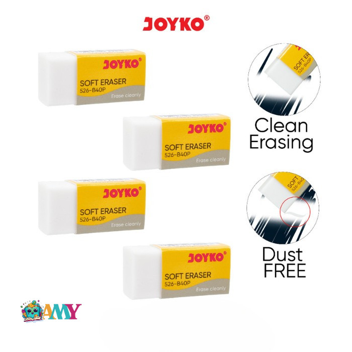 

(1BIJI) JOYKO ERASER B40 PUTIH AMY STASIONARY